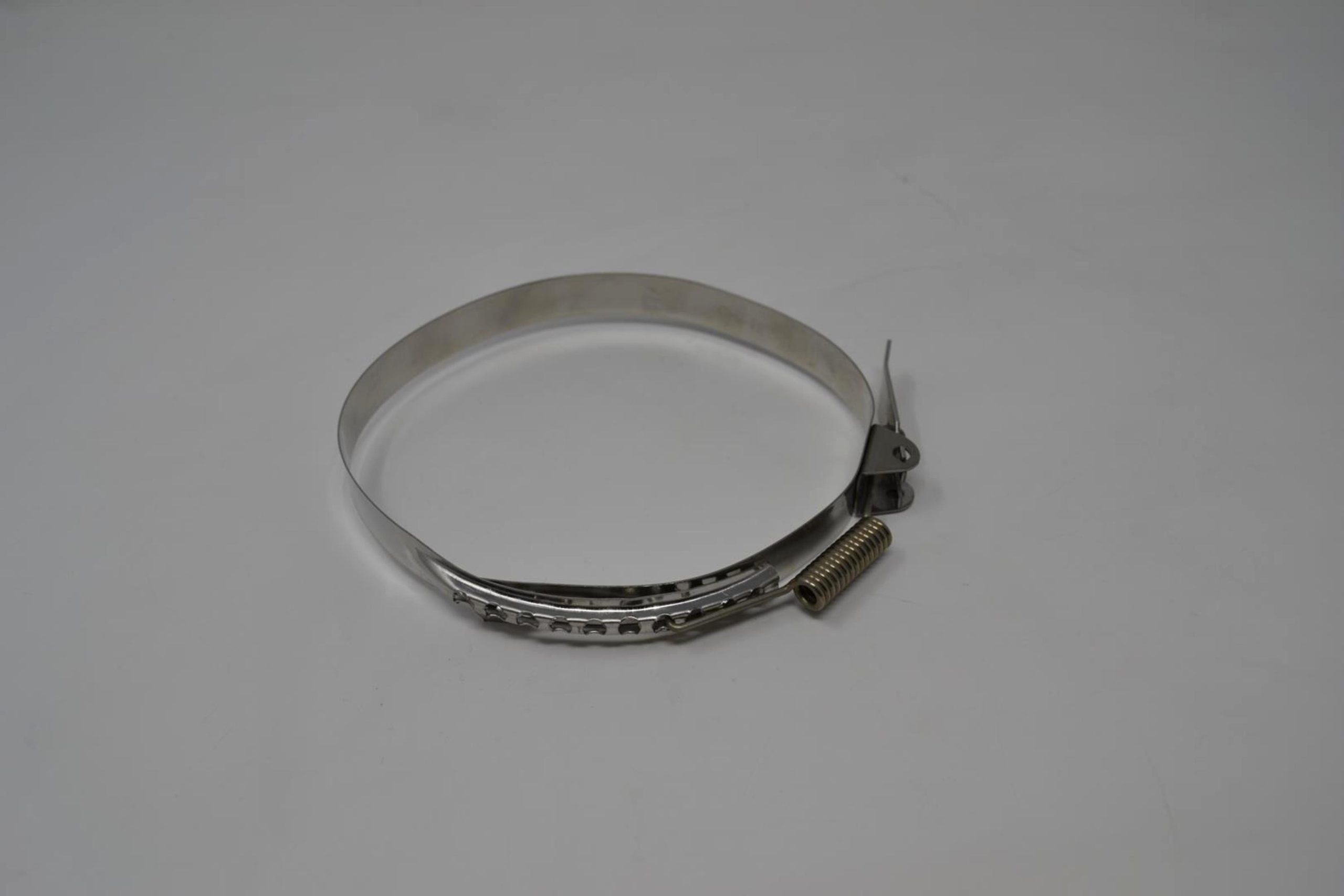 Adjustable stainless steel collar with hook