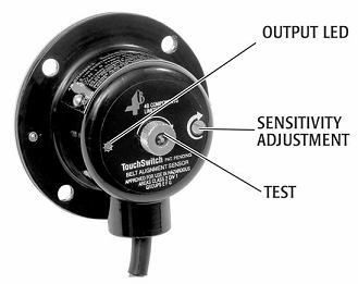 Belt alignment detector