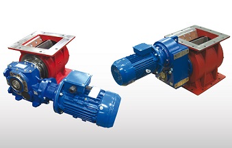 Sluice gate / RWN honeycomb wood pellet distributors