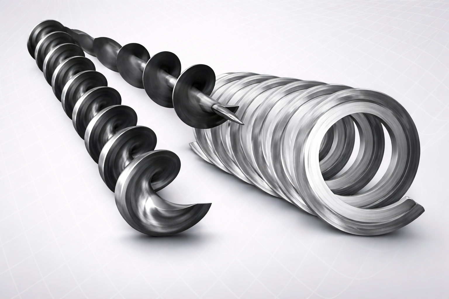 Archimedes' screw and Spire