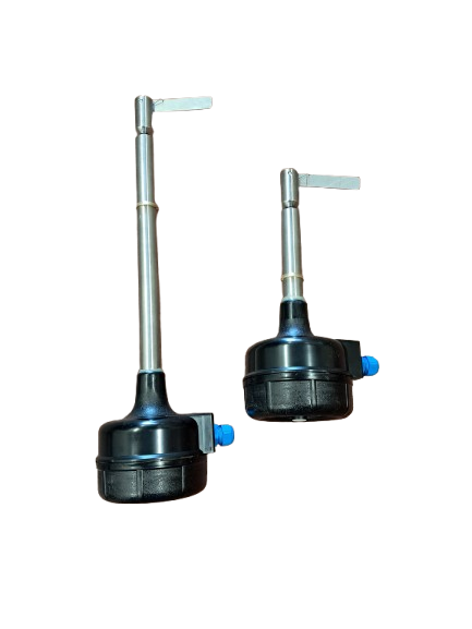 Rotary paddle ANR level indicator